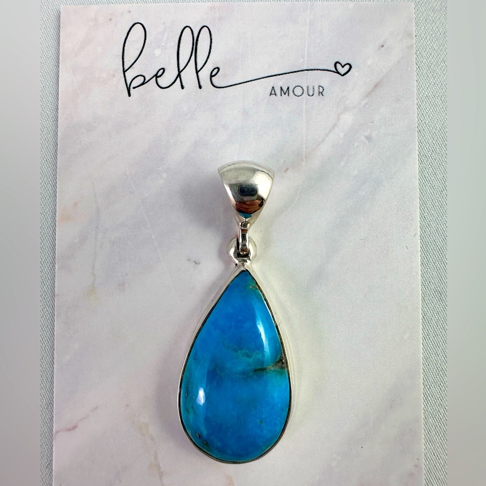 Turquoise- Curated Artisan Sterling Silver Appendant